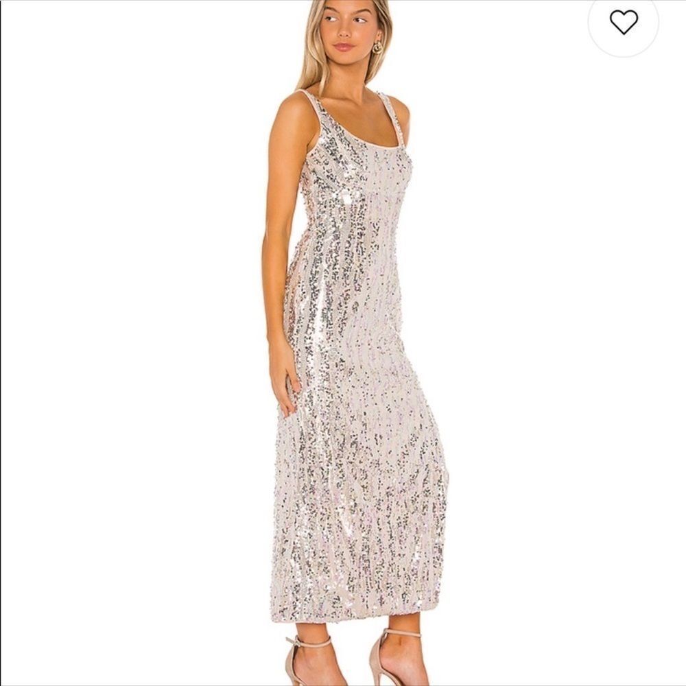 Majorelle Danielle Maxi Dress In Shimmer Multi